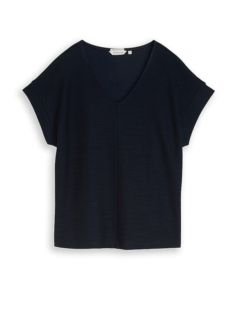 Tom Tailor T-shirt Bleu Foncé Taille L Femme 7